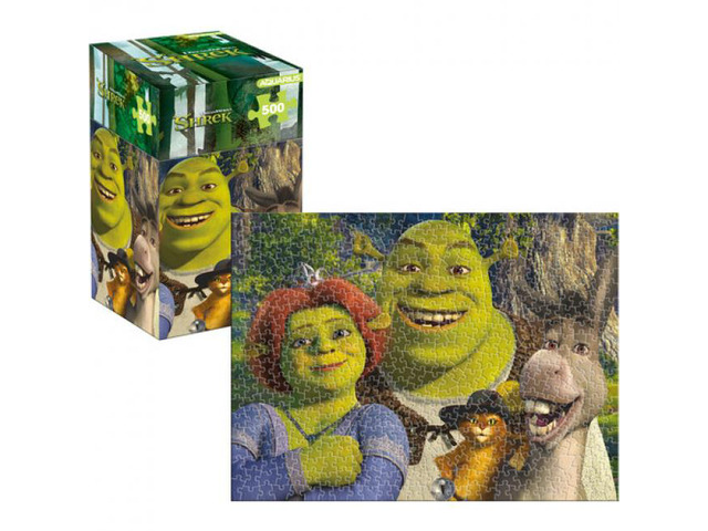 Shrek Family 500 Piece Jigsaw Puzzle (Vertical Box)