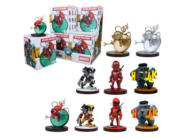 McFarlane Toys - Marvel - QMx - Q-Fig 4.5' Posed Figure Blind Box 8-Piece PDQ - 20345