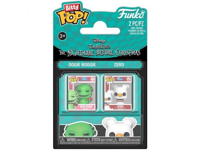 Funko Bitty POP!: The Nightmare Before Christmas 2-Pack - Oogie & Zero - 88923