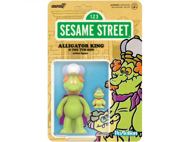 Super7 - Sesame Street - ReAction Wv4 - Alligator King - RE-SEST-09952