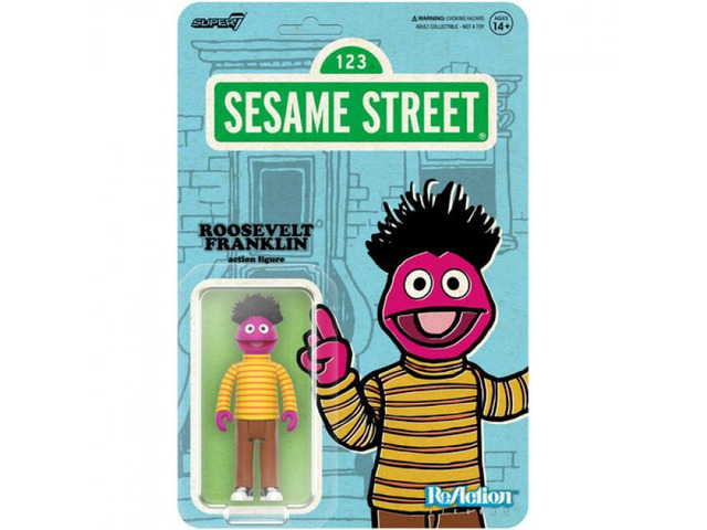 Super7 - Sesame Street - ReAction Wv4 - Roosevelt Franklin - RE-SEST-09953