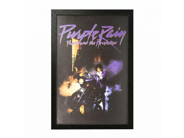 Prince - Purple Rain 11x17 Framed Gel Coat