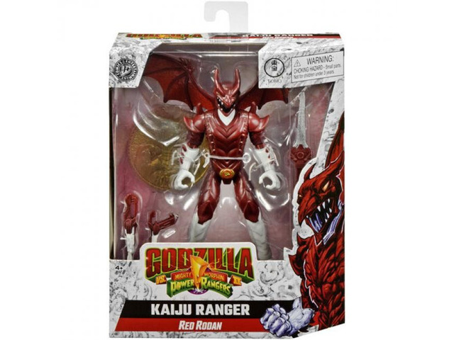 Playmates Toys Godzilla x Power Rangers - Kaiju Ranger: Red Rodan 5' Action Figure - 67934