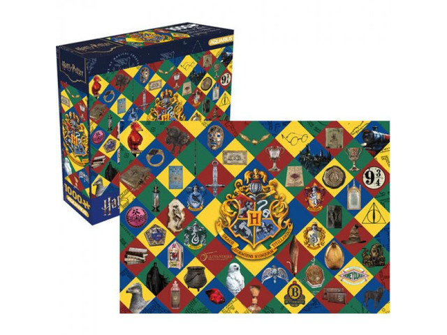 Harry Potter 25th Anniversary 1000 Piece Jigsaw Puzzle (8x8 Box)