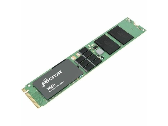 Micron 7450 PRO 1.92 TB Solid State Drive - M.2 22110 Internal - PCI Express NVMe (PCI Express NVMe 4.0 x4) - Read Intensive - TAA Compliant -...