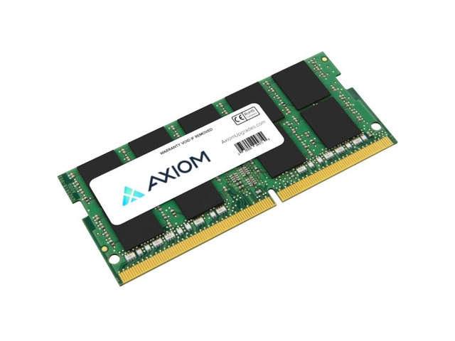 Axiom 16GB DDR5 SDRAM Memory Module - For Notebook - 16 GB - DDR5-4800/PC5-38400 DDR5 SDRAM - 4800 MHz - CL40 - 1.10 V - ECC - 262-pin - SODIMM -...