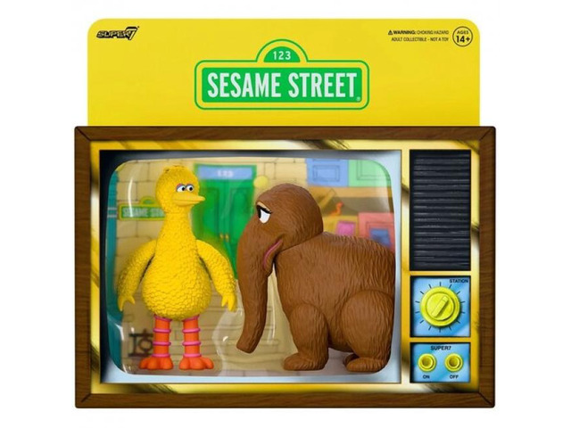 SESAME STREET - BIG BIRD AND MR. SNUFFLEUPAGUS 2PK