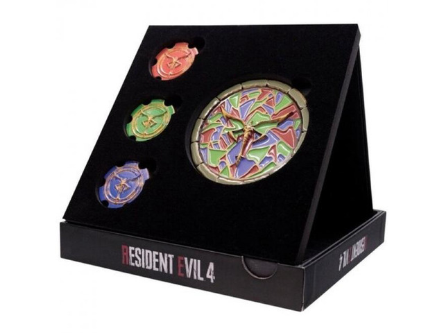 Resident Evil 4 - Church Puzzle Medallion Set
