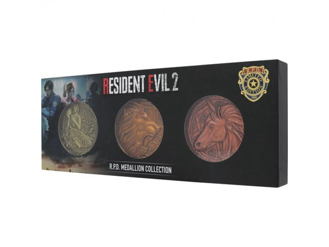 Resident Evil 2 - Set of 3 Medallions (US Variants)