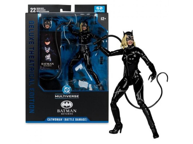 DC THEATRICAL DLX 7IN BATTLE DMG CATWOMAN