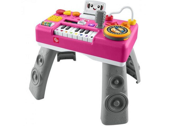 Fisher Price Laugh & Learn Mix & Learn DJ Table, Pink