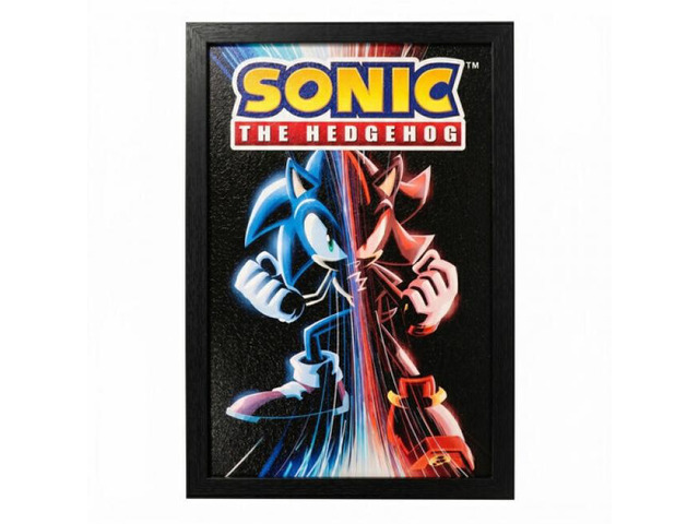 Sonic the Hedgehog - Game Over - 11x17 Framed Gel Coat