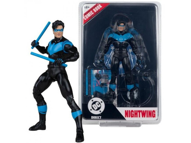 DC DIRECT 7IN FIGURE WITH COMIC NIGHTWING 81 FIG