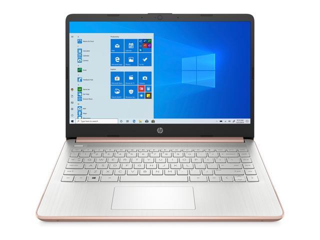 HP 14 Series 14' Touchscreen Laptop - Intel Celeron N4020 - 4GB RAM - 64 GB eMMC - Windows 10 Home in S mode - Pale Rose Gold 14-dq0070nr...
