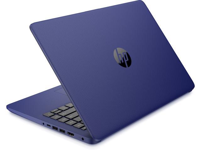 HP 14 Series 14' Laptop - Intel Celeron N4020 - 4GB RAM - 64GB eMMC - Windows 10 Home in S mode - Indigo Blue 14-dq0010nr (47X74UA#ABA)