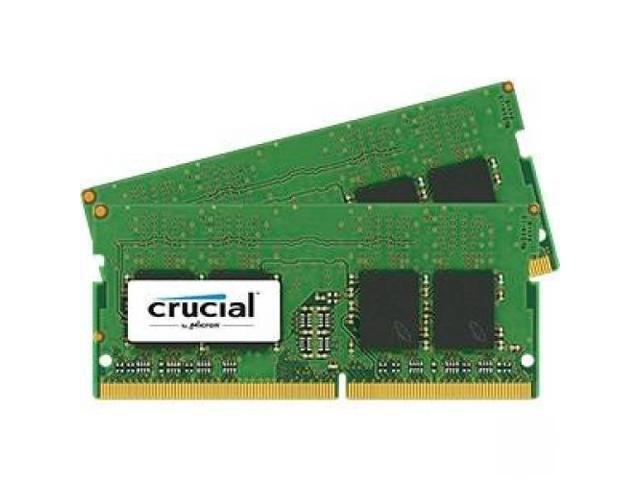 Crucial 16GB Kit (8GBx2) DDR4 2400 MT/S (PC4-19200) SR x8 SODIMM 260-Pin Memory - CT2K8G4SFS824A