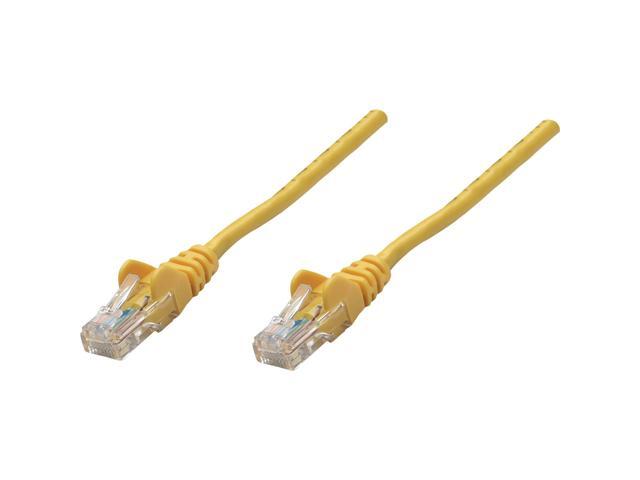 Intellinet Network Cable, Cat5e, UTP, RJ45 Male / RJ45 Male, 15.0 m (50 ft.), Yellow