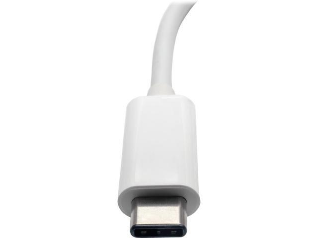 Tripp Lite 3-Port USB-C to USB-A Hub Portable w/ Gigabit Ethernet Port RJ45 (U460-003-3AG)