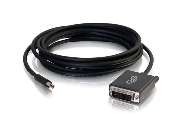 C2G/Cables To Go 54336 10 ft. C2G Mini DisplayPort M to DVI M Black
