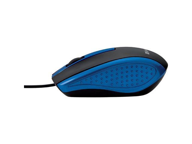Verbatim Mouse Optical Corded f/PCs & Macs Blue/Black 99743