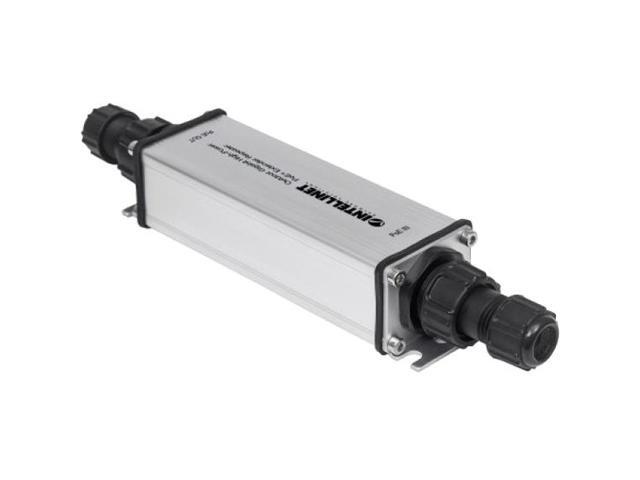 Intellinet Outdoor Gigabit High-Power PoE+ Extender Repeater, IEEE 802.3at/af Power over Ethernet (PoE+/PoE), Extends Range up to 100 m (328 ft.),...