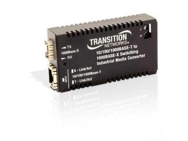 Transition Networks Hardened Mini 10/100/1000 Bridging Media Converter