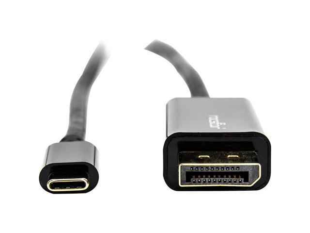 Rocstor Y10C167-B1 6Ft Usb-C To Displayport M/M 4K Supports Up To 4K 30Hz Black