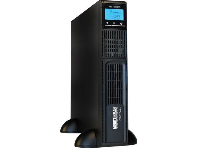 Minuteman PRO1500RT2U PRO-RT 1500VA Tower/Rack/Wall Mountable UPS - 2U Tower/Rack/Wall Mountable - 4 Minute Stand-by - 120 V AC Input - 120 V AC...