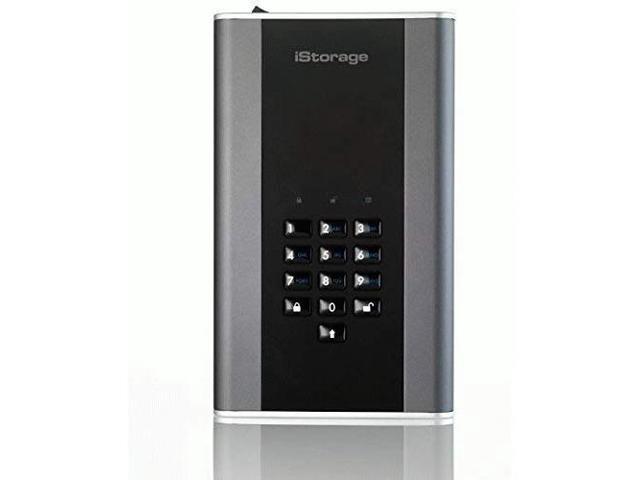 iStorage diskAshur DT2 12TB Secure encrypted desktop hard drive - FIPS Level 2 certified, Password protected, military grade hardware encryption...
