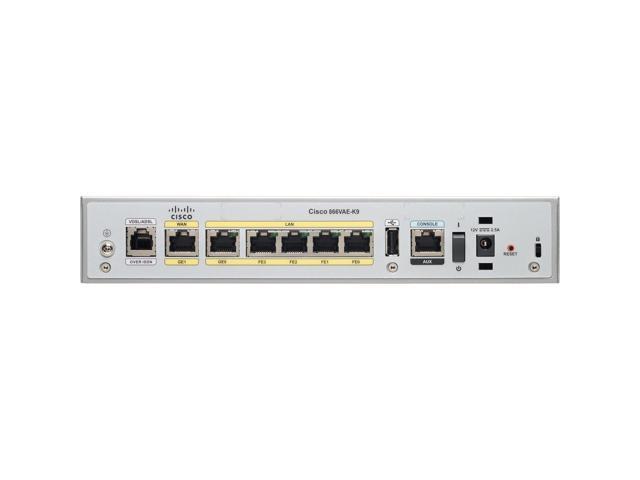 Cisco 867VAE Base Router with VDSL2/ADSL2+ over Basic Telephone Service
