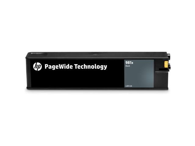 HP 981X High Yield Black Original PageWide Cartridge, ~11,000 pages, L0R12A