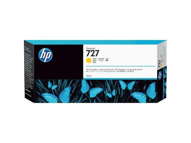 HP 727 300-ml Yellow DesignJet Ink Cartridge, F9J78A