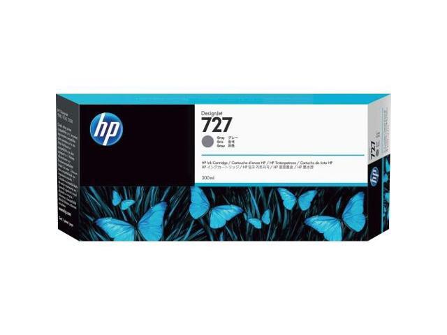 HP 727 300-ml Gray DesignJet Ink Cartridge, F9J80A
