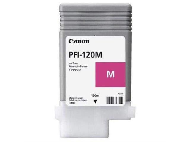 Canon PFI-120 130ml Pigment Ink Tank for Select imagePROGRAF PRO and TM Series Printers, Magenta