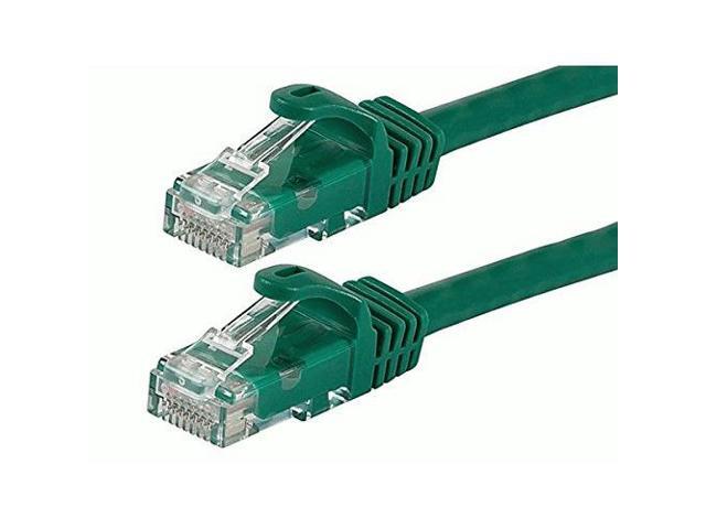 Monoprice Cat6 Ethernet Patch Cable - 10 Feet - Green Network Internet Cord - RJ45, Stranded, 550Mhz, UTP, Pure Bare Copper Wire, 24AWG -...