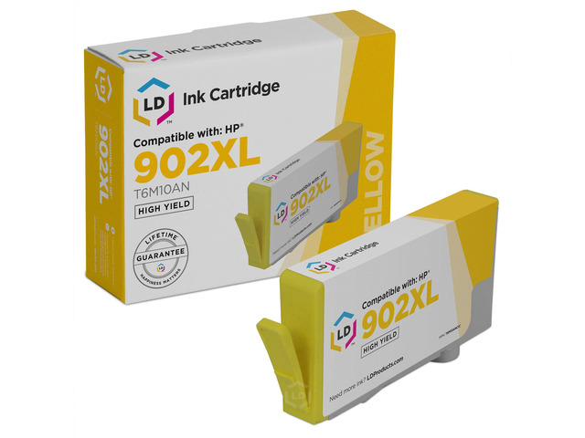 LD Compatible Replacement for HP 902XL T6M10AN HY Yellow Ink for OfficeJet 6950 6951 6954 6958 6962 6975 OfficeJet Pro 6958 6960 6970 6974 6975 6978