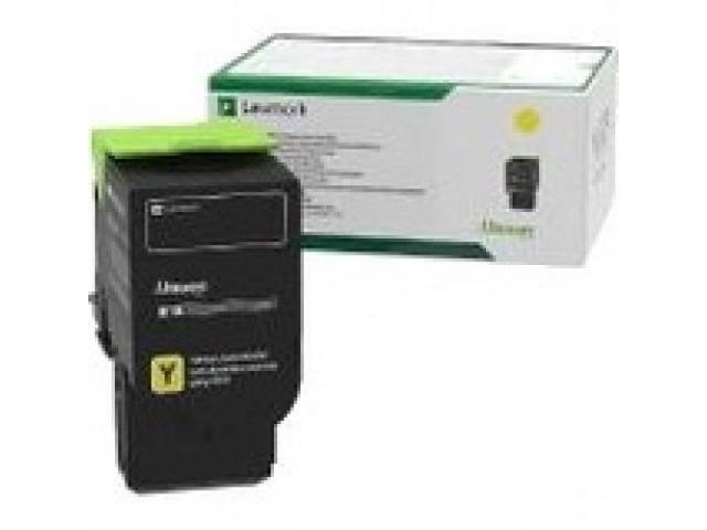 LEXMARK 78C0XYG GSA YELLOW EXTRA HIGH YIELD RETURN PROGRAMME TONER CARTRIDGE