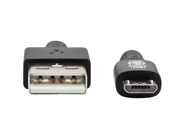 Tripp Lite U050-006-GY-MAX Heavy-Duty USB-A to USB Micro-B Cable - M/M, USB 2.0, UHMWPE and Aramid Fibers, Gray, 6 ft. (1.8 m)