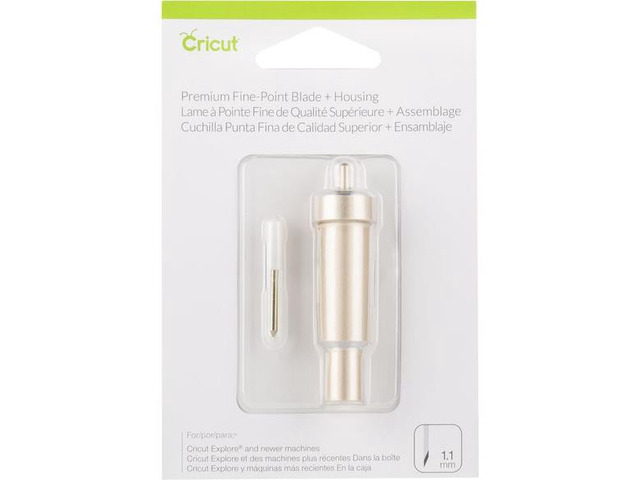 Cricut Premium Fine-Point Blade and Housing Gold 2004225