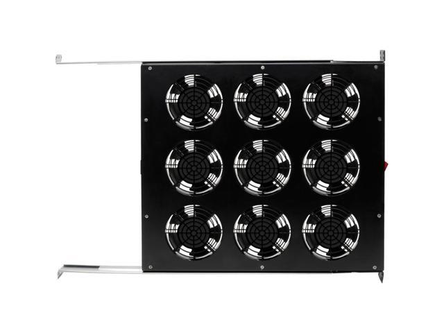 Tripp Lite SRFANTRAY9 series Fan Tray for 19 in. Racks - 1U, 9 120V High-Performance Fans, 864 CFM, C14 Inlet
