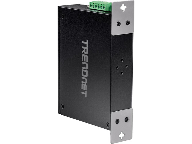 TRENDnet 8-Port Industrial Fast Ethernet PoE+ DIN-Rail Switch,TI-PE80,8 x Fast Ethernet PoE+ Ports,IP30 Network Unmanaged Switch,200W PoE Power...