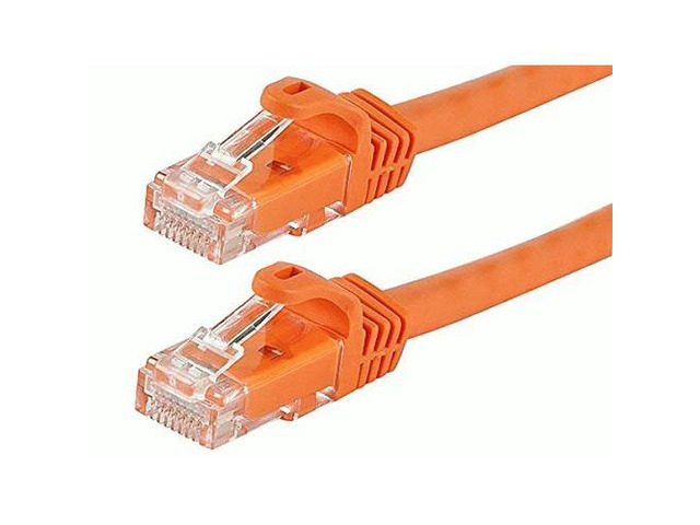 Monoprice Cat6 Ethernet Patch Cable - 3 Feet - Orange Network Internet Cord - RJ45, Stranded, 550Mhz, UTP, Pure Bare Copper Wire, 24AWG -...