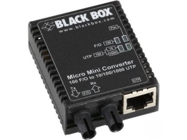 BLACK BOX LMC402A 10/100BT 100BFX MM 5K SC MEDIA CONVERTER