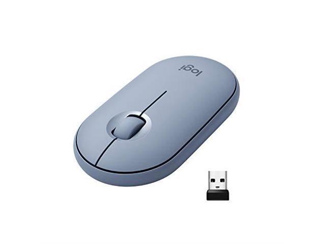 Logitech PEBBLE M350 910-005773 Blue Grey Dual (RF / Bluetooth Wireless) Optical Mouse