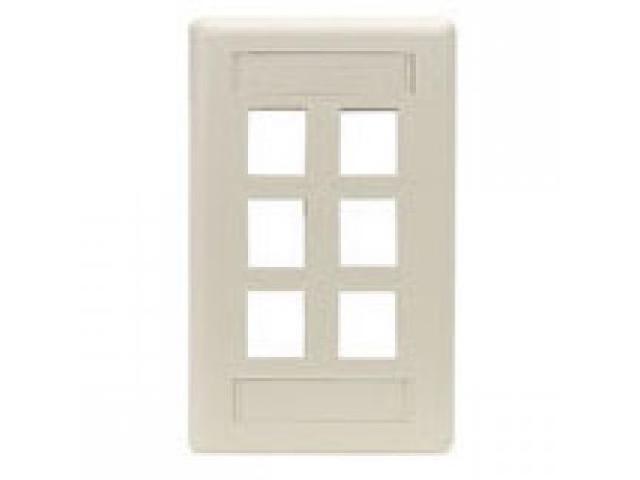 BLACK BOX CORPORATION GIGASTATION2 WALLPLATE SGNG 6