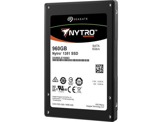 Seagate Nytro 1351 960GB SATA 6Gb/s 3D TLC 2.5-Inch Data Center SSD - XA960LE10063