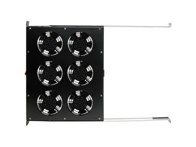 Tripp Lite SRFANTRAY6 series Fan Tray for 19 in. Racks - 1U, 6 120V High-Performance Fans, 576 CFM, C14 Inlet