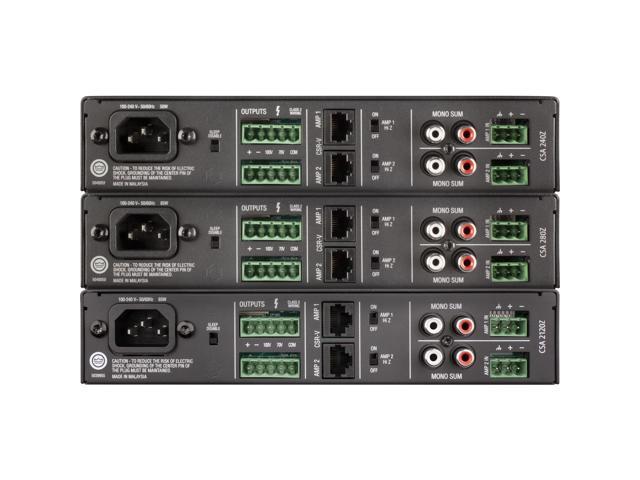 JBL Commercial 2120Z Amplifier - 240 W RMS - 2 Channel - Black