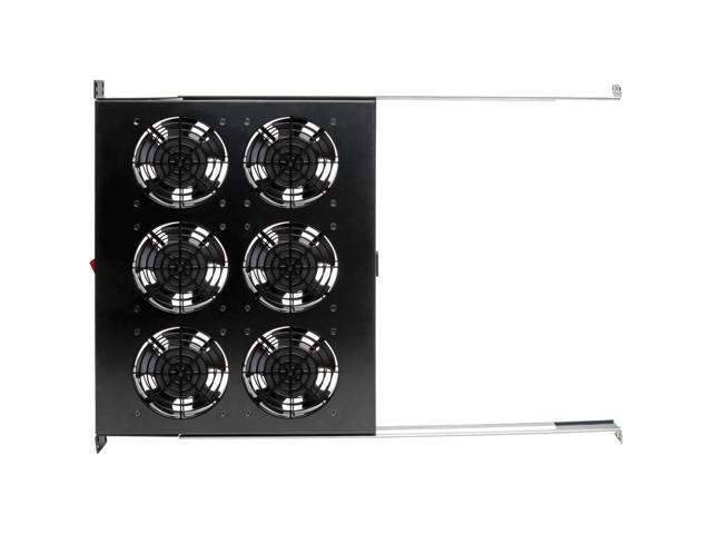 Tripp Lite SRFANTRAY6 series Fan Tray for 19 in. Racks - 1U, 6 120V High-Performance Fans, 576 CFM, C14 Inlet
