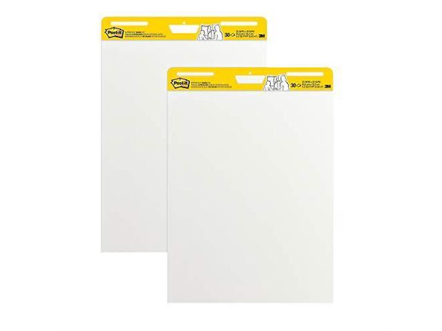 Post-It - Self-Stick Easel Pads, White, 30 Sheets - 4 Pack